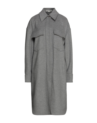Shop Stella Mccartney Coats In Grey