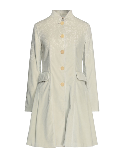Shop High Woman Coat Light Grey Size 8 Cotton