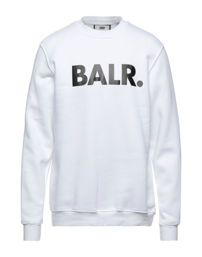 Shop Balr. Man Sweatshirt White Size Xl Cotton, Polyester