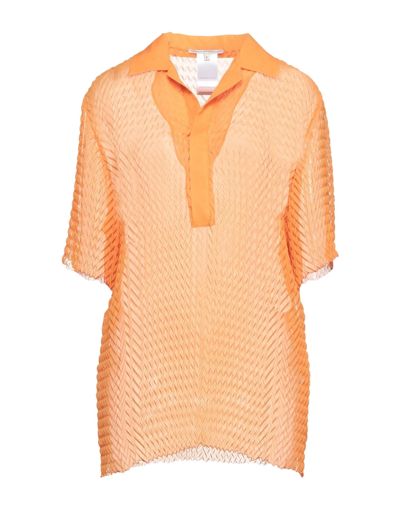 Shop Marco De Vincenzo Woman Blouse Orange Size M Polyester