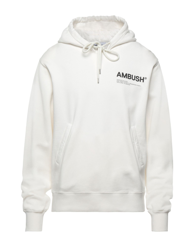 Shop Ambush Man Sweatshirt White Size S Cotton