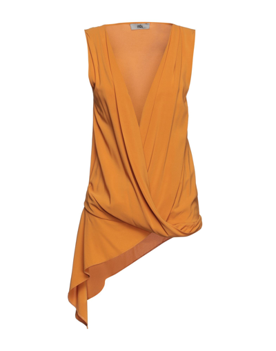 Shop Ixos Woman Top Apricot Size 4 Viscose, Elastane In Orange