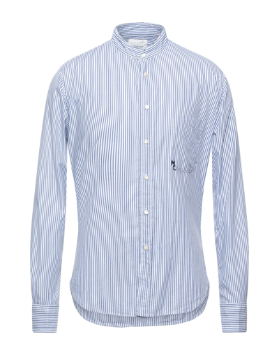 Shop Master Coat Man Shirt Azure Size 15 ¾ Cotton In Blue