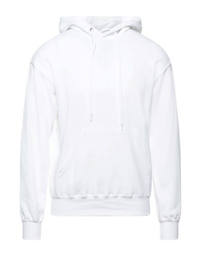Shop Master Coat Man Sweatshirt White Size L Cotton, Polyester