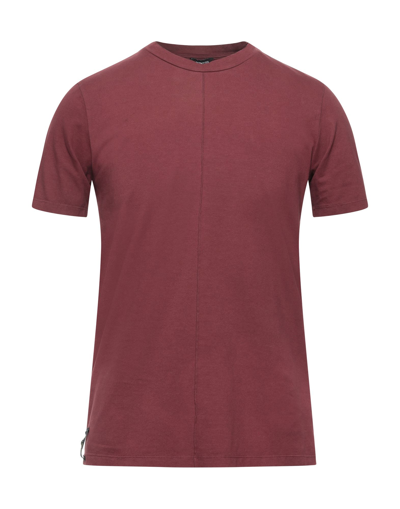 Shop Distretto 12 T-shirts In Brick Red