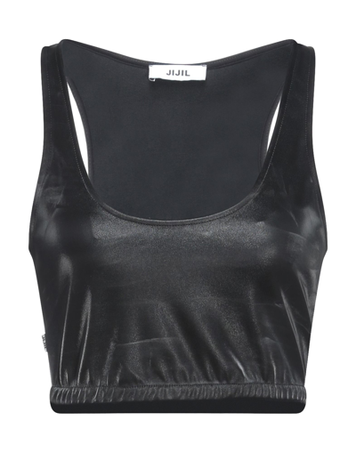 Shop Jijil Woman Top Black Size 10 Polyester, Polyurethane