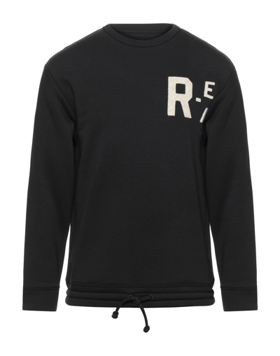 Shop Emporio Armani Man Sweatshirt Black Size Xs Cotton, Polyester, Modal