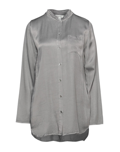Shop Crossley Woman Shirt Grey Size Xs Cupro, Viscose