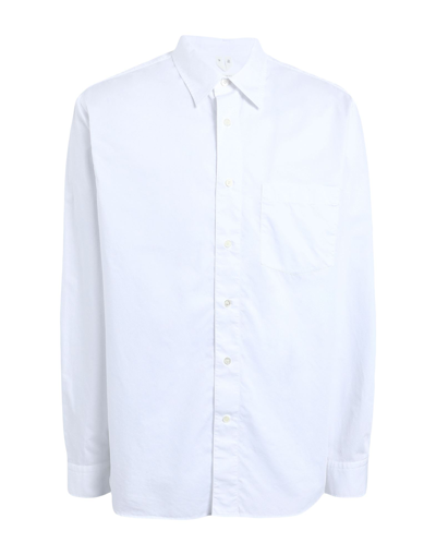 Shop Arket Man Shirt White Size 42 Cotton