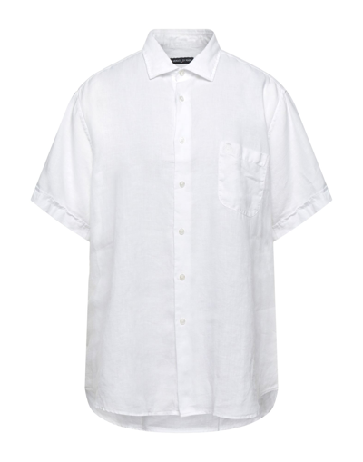 Shop Armata Di Mare Man Shirt White Size S Linen