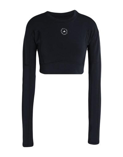 Adidas By Stella Mccartney True Strength Recycled Tech Sports Top In Black