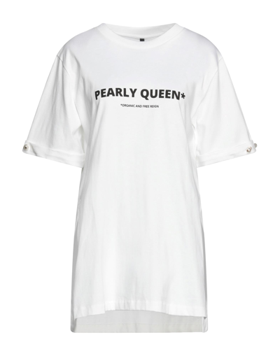 Shop Mother Of Pearl Woman T-shirt White Size L Organic Cotton