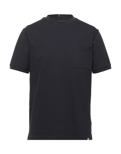 Shop Les Deux Man T-shirt Midnight Blue Size S Cotton