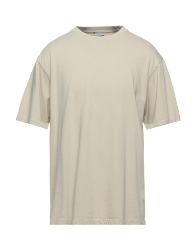Shop Romance Man T-shirt Beige Size S Cotton