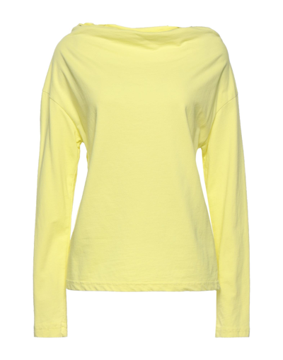 Shop Crossley Woman Sweatshirt Yellow Size Xs Cotton