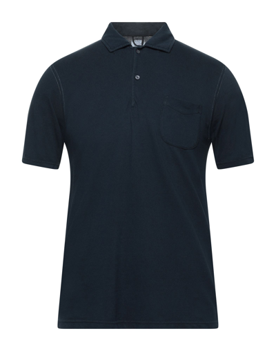 Shop R3d Wöôd Man Polo Shirt Midnight Blue Size S Cotton