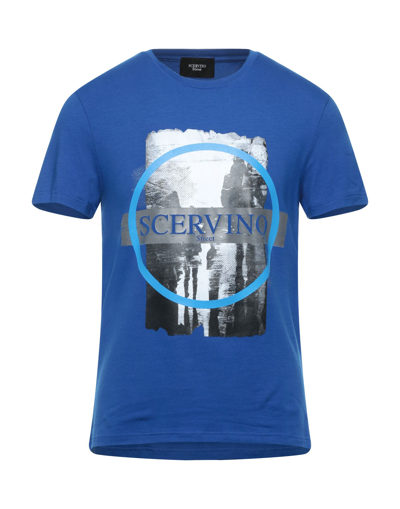 Shop Scervino T-shirts In Blue