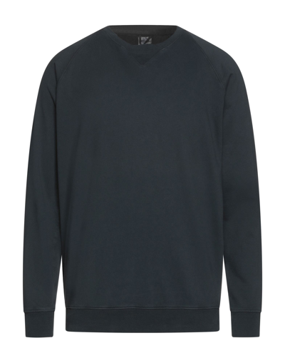 Shop R3d Wöôd Man Sweatshirt Midnight Blue Size Xxl Cotton