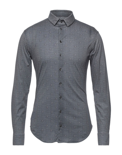 Shop Giorgio Armani Man Shirt Black Size 16 ½ Cotton