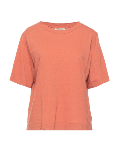Shop Momoní Woman T-shirt Rust Size S Cotton In Red