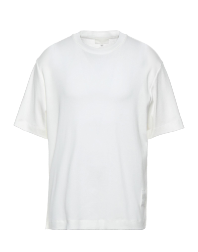 Shop Elvine Man T-shirt Ivory Size L Cotton In White