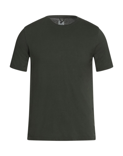 Shop R3d Wöôd Man T-shirt Military Green Size Xxl Cotton