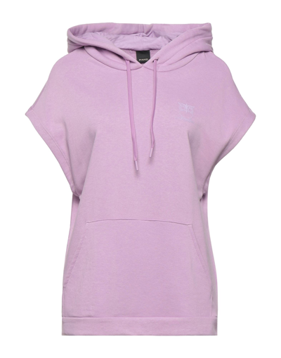 Shop Pinko Woman Sweatshirt Lilac Size Xs Cotton In Purple