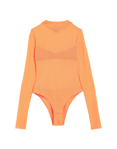Shop Not After Ten Woman T-shirt Orange Size L Polyamide, Elastane