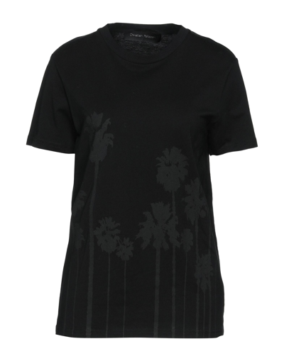 Shop Christian Pellizzari Woman T-shirt Black Size Xs Cotton