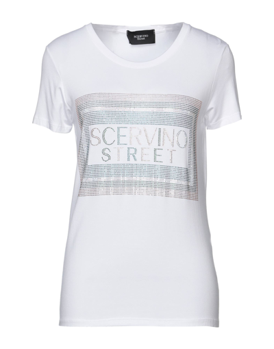 Shop Scervino Woman T-shirt White Size Xl Viscose, Elastane