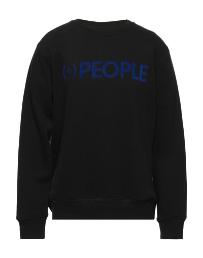 Shop People (+)  Man Sweatshirt Black Size S Cotton, Polyester