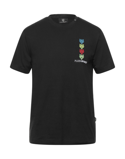 Shop Plein Sport Man T-shirt Black Size S Cotton