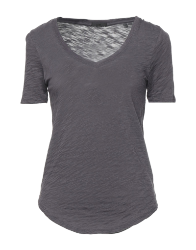 Shop Atm Anthony Thomas Melillo Woman T-shirt Lead Size S Cotton In Grey