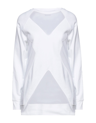 Shop Marcelo Burlon County Of Milan Marcelo Burlon Woman Sweatshirt White Size Xxs Cotton