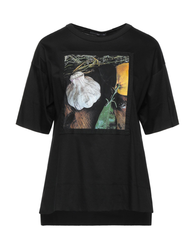 Shop High Woman T-shirt Black Size Xs Cotton