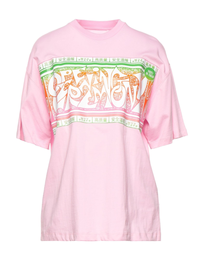 Shop Opening Ceremony Woman T-shirt Pink Size Xs Cotton