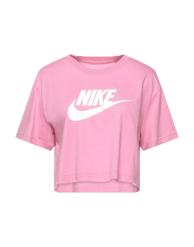 Shop Nike T-shirts In Pink