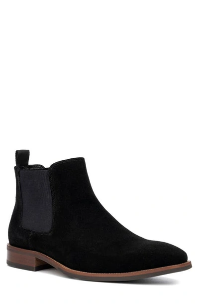 Shop Vintage Foundry Roberto Square-toe Slip-on Boot In Black