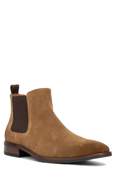 Shop Vintage Foundry Roberto Square-toe Slip-on Boot In Tan