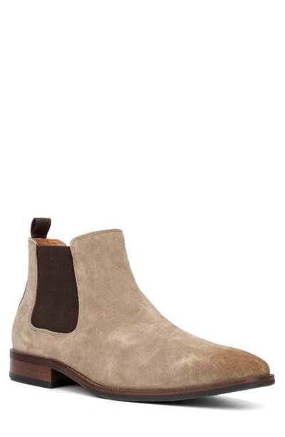 Shop Vintage Foundry Roberto Square-toe Slip-on Boot In Taupe