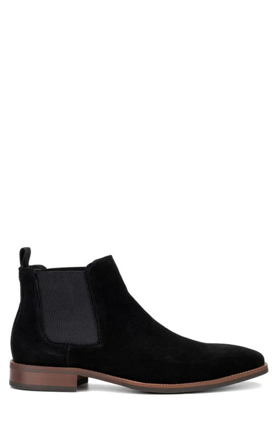 Vintage Foundry Roberto Square-toe Slip-on Boot In Black
