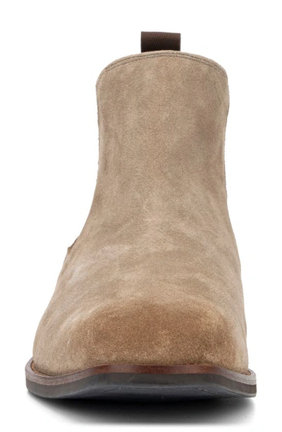 Shop Vintage Foundry Roberto Square-toe Slip-on Boot In Taupe