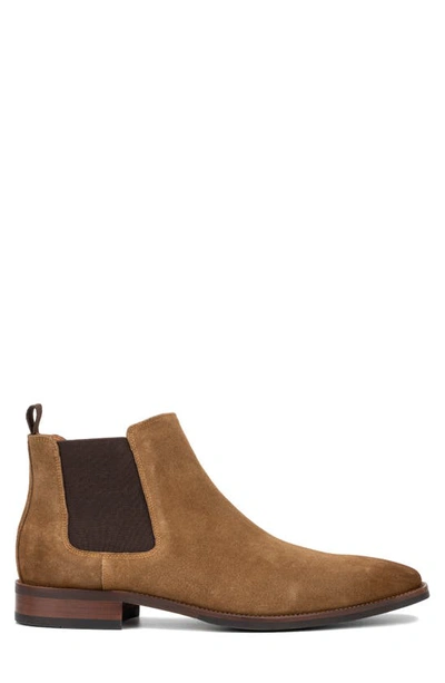 Shop Vintage Foundry Roberto Square-toe Slip-on Boot In Tan