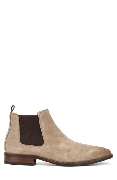 Shop Vintage Foundry Roberto Square-toe Slip-on Boot In Taupe