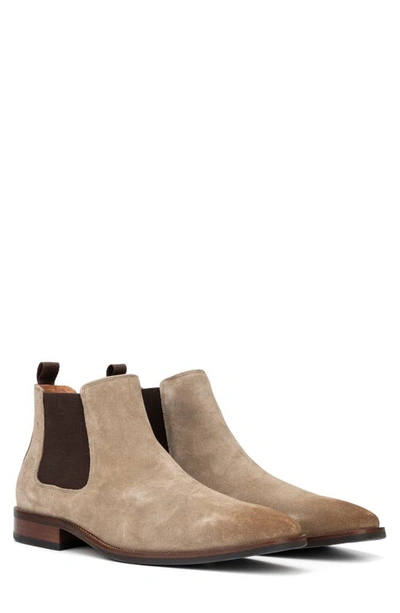 Shop Vintage Foundry Roberto Square-toe Slip-on Boot In Taupe