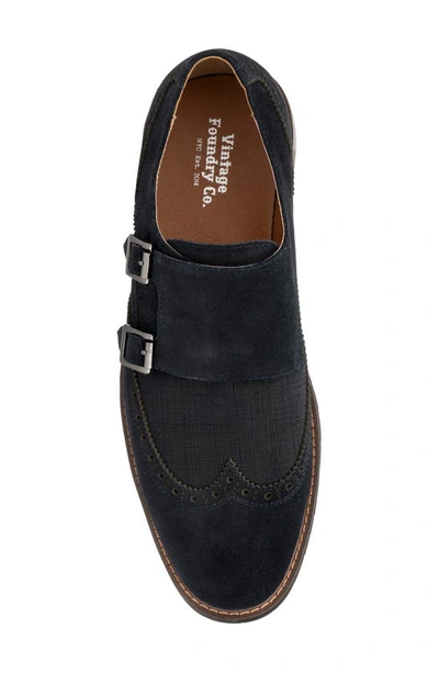 Shop Vintage Foundry Simon Slip-on Dress Shoe In Navy