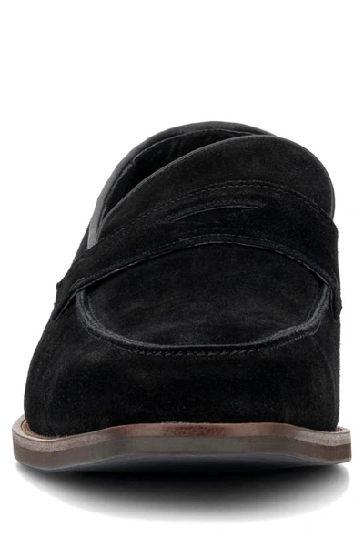Shop Vintage Foundry James Square-toe Slip-on Loafer In Black