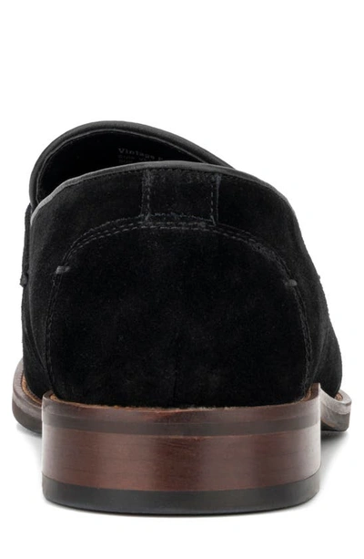 Shop Vintage Foundry James Square-toe Slip-on Loafer In Black