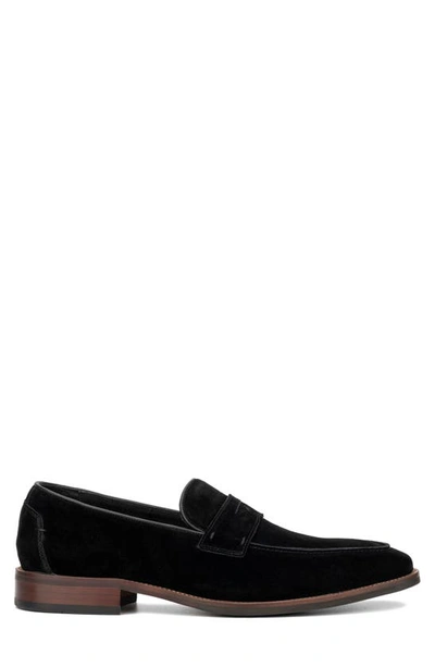 Shop Vintage Foundry James Square-toe Slip-on Loafer In Black