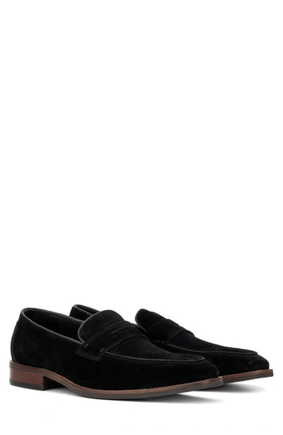 Shop Vintage Foundry James Square-toe Slip-on Loafer In Black